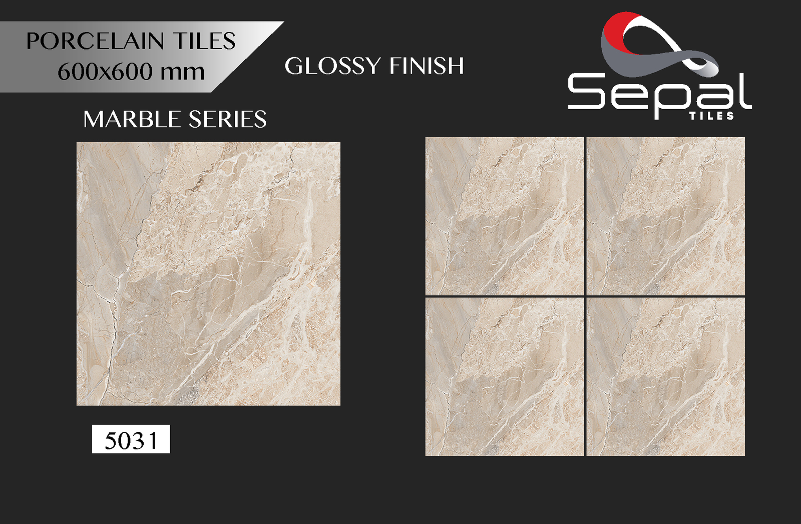 2X2 GLOSSY MARBLE